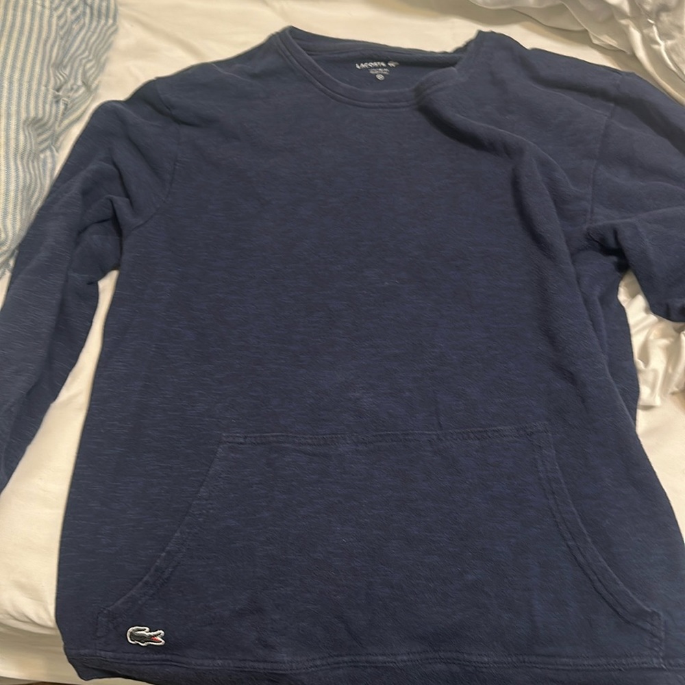 Lacoste blue navy light sweatshirt